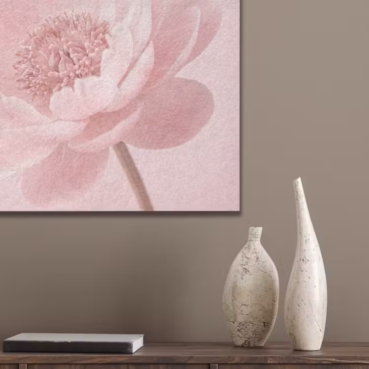 Bloem - Pioenroos - Roze PET vilt klein -sfeer6_closeup