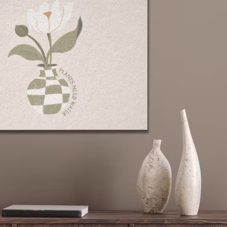 Bloem - Wit - Vaas - Quote PET vilt klein -sfeer6_closeup