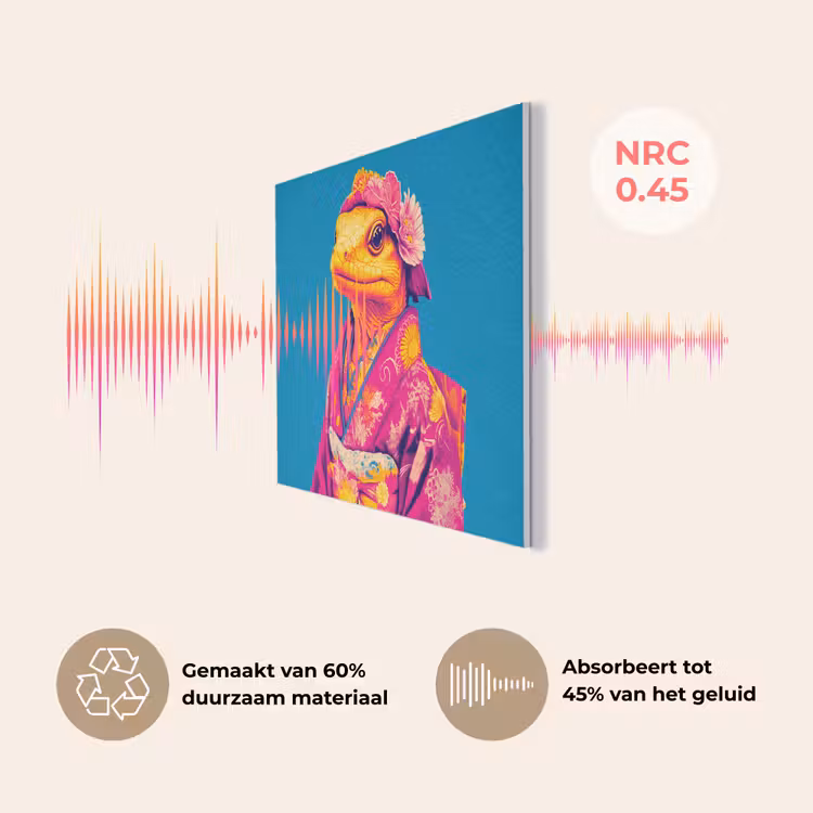 Bloemenkrans - Hagedis - Kimono - Paars PET vilt klein -USP_NL