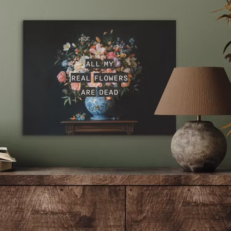 Bloemen - Art - Pastel - Quotes PET vilt klein -sfeer2