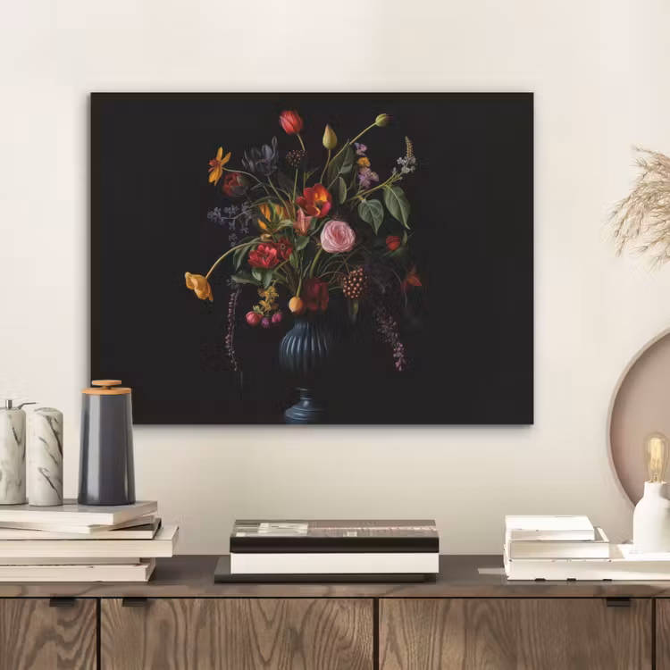 Bloemen - Bessen - Klassiek PET vilt klein -sfeer1