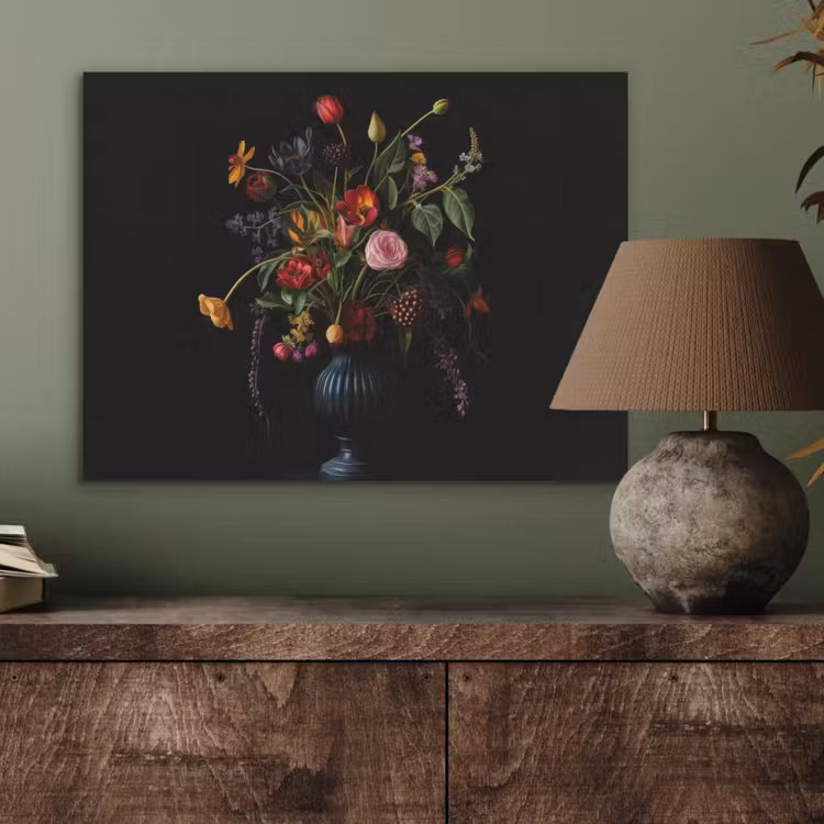 Bloemen - Bessen - Klassiek PET vilt klein -sfeer2