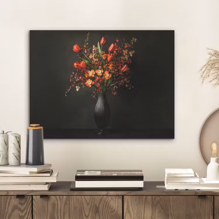 Bloemen - Takken - Boeket PET vilt klein -sfeer1