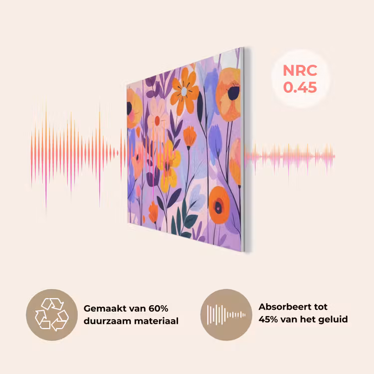 Bloemen - Kleurrijk - Bladeren PET vilt klein -USP_NL