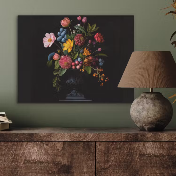 Bloemen - Vrolijk - Vaas PET vilt klein -sfeer2
