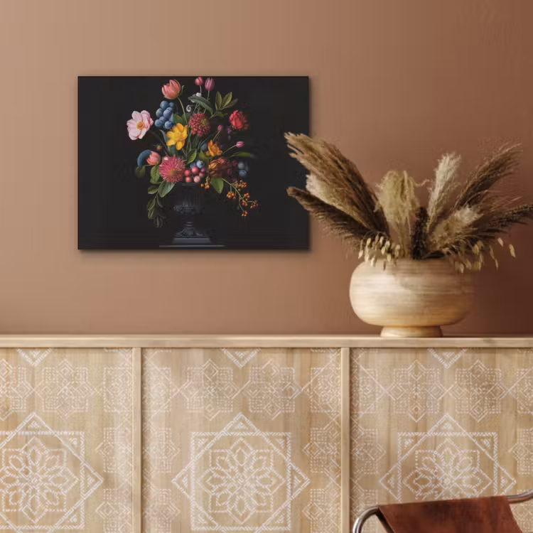 Bloemen - Vrolijk - Vaas PET vilt klein -sfeer4