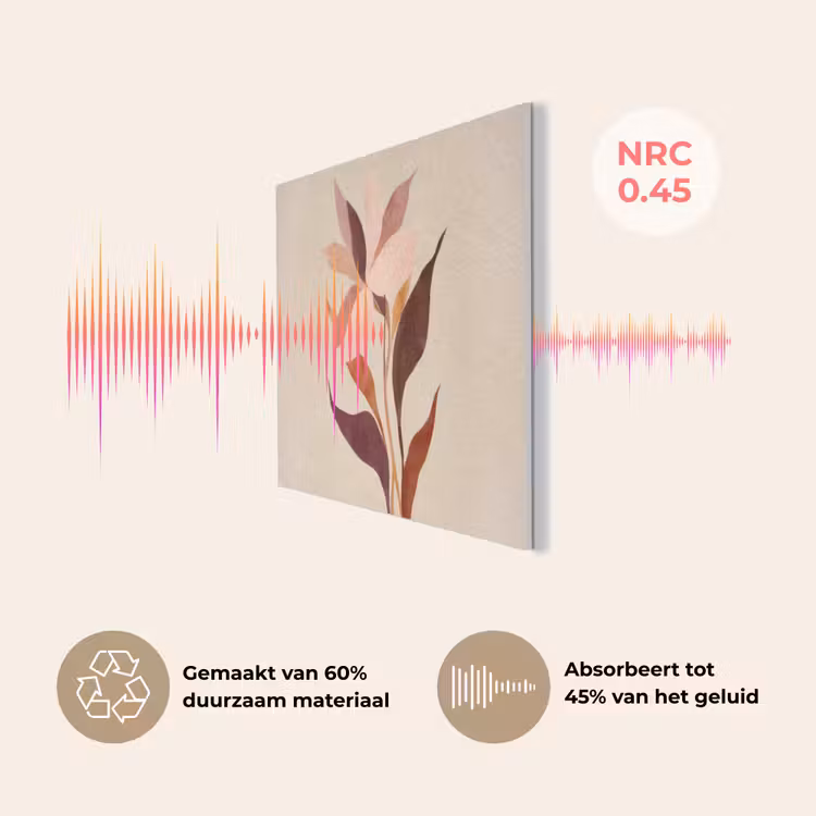 Bloemen - Blaadjes - Minimalistisch - Roze PET vilt klein -USP_NL