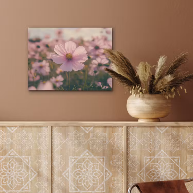 Bloemen - Paars - Wazig PET vilt klein -sfeer4