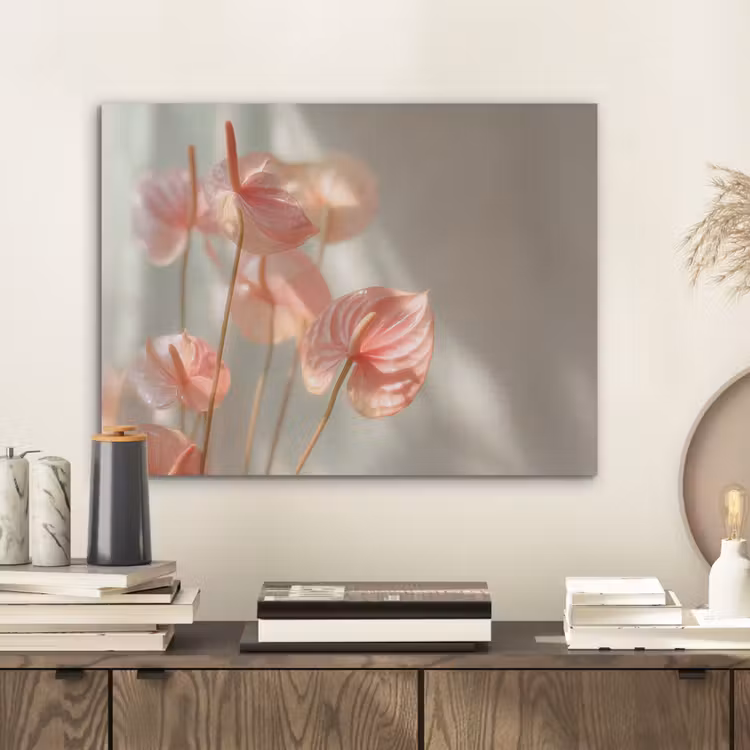 Bloemen - Stelen - Roze - Schaduw PET vilt klein -sfeer1