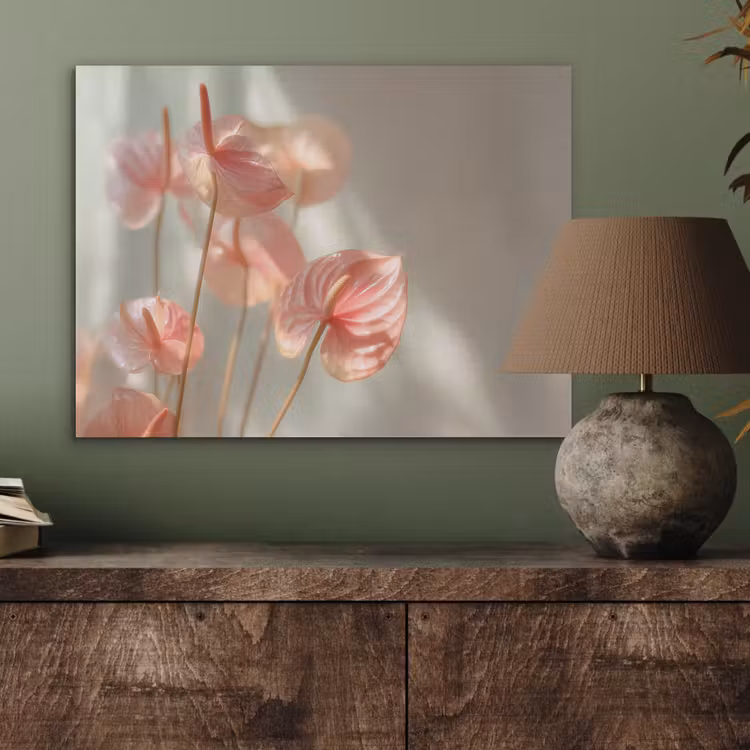 Bloemen - Stelen - Roze - Schaduw PET vilt klein -sfeer2