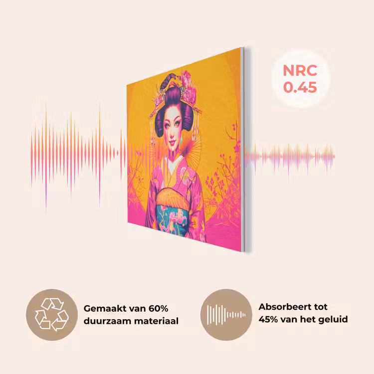 Bloemen - Vrouw - Kimono - Roze PET vilt klein -USP_NL