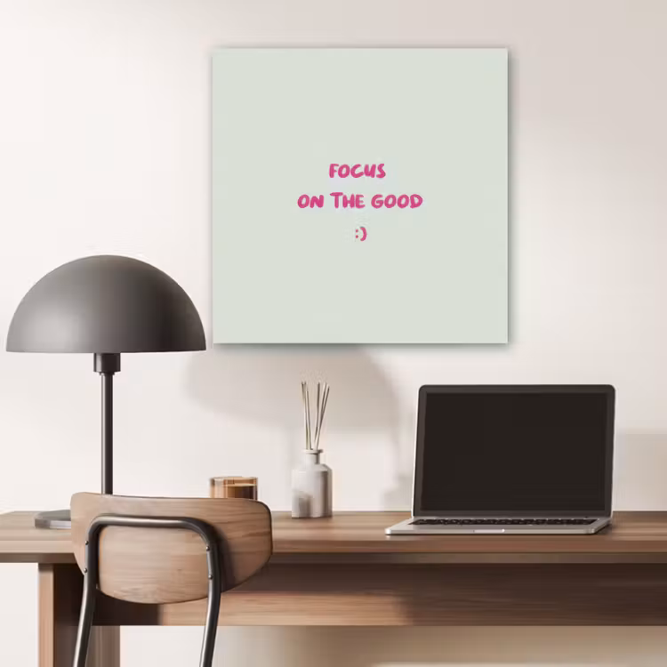 Focus - Beige - Roze - Smiley PET vilt klein -sfeer5