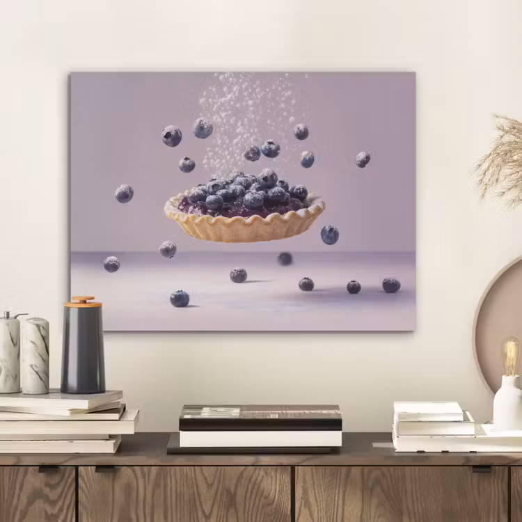 Eten - Taart - Bessen - Blauw PET vilt klein -sfeer1