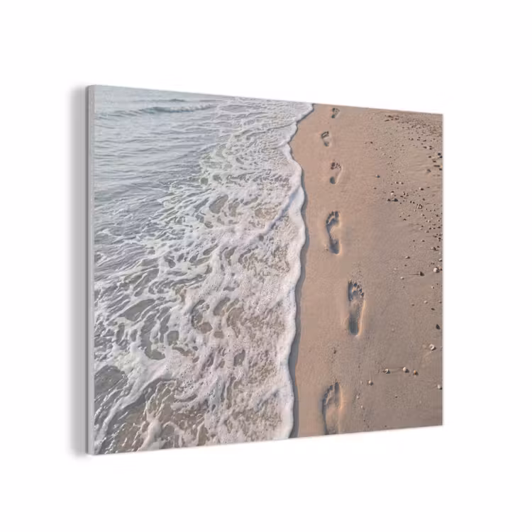 Voetstappen - Vloedlijn - Zee PET vilt klein -3d