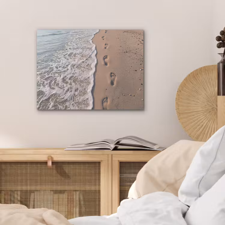Voetstappen - Vloedlijn - Zee PET vilt klein -sfeer3