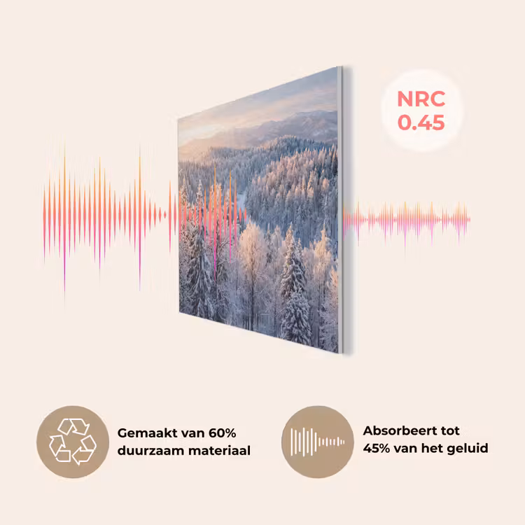 Bos - Bergen - Goud - Winter - Warm PET vilt klein -USP_NL