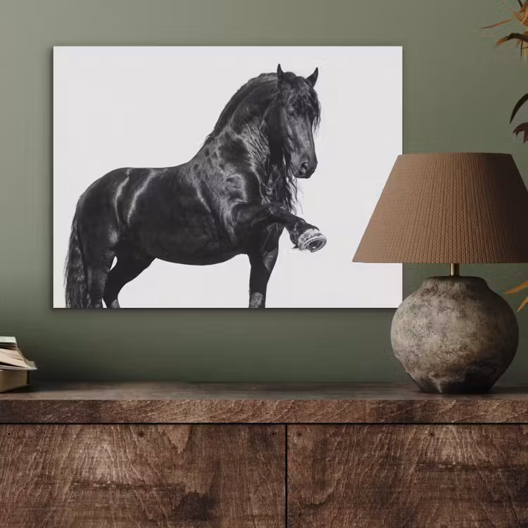 Fries - Hengst - Modern PET vilt klein -sfeer2