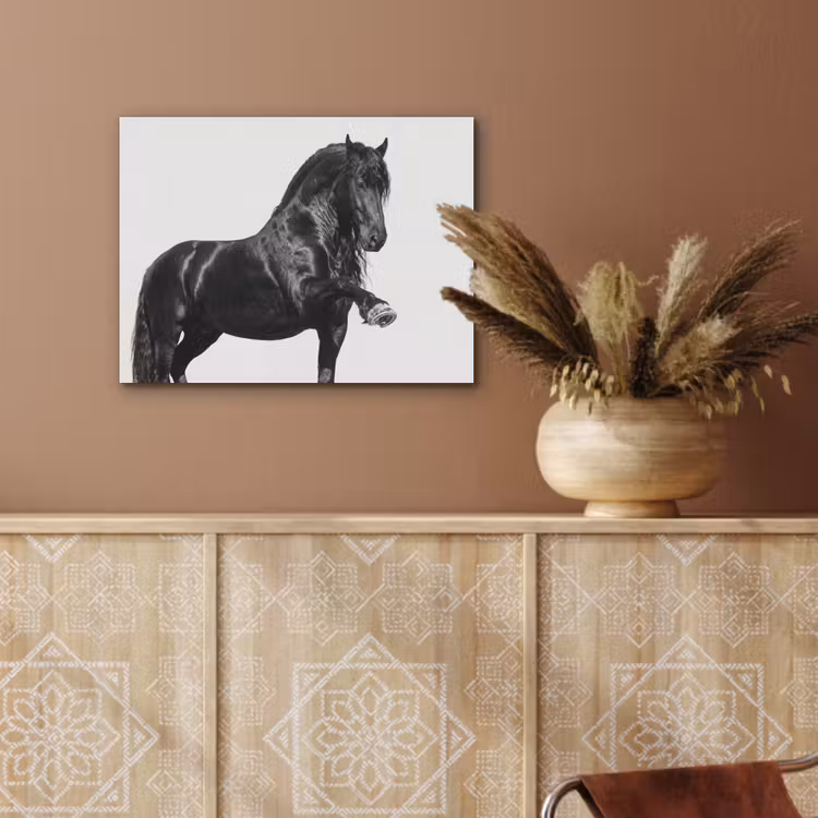 Fries - Hengst - Modern PET vilt klein -sfeer4