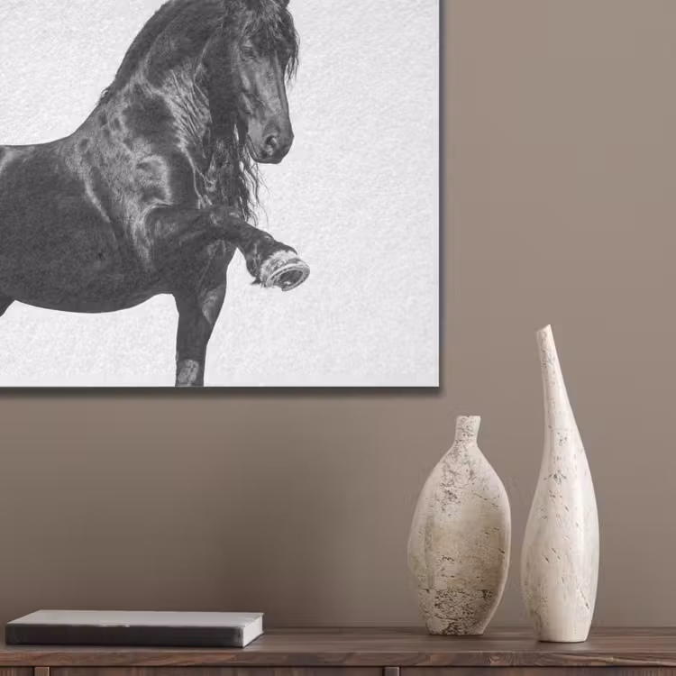Fries - Hengst - Modern PET vilt klein -sfeer6_closeup