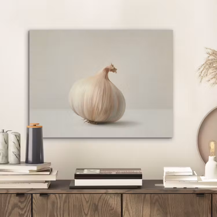 Knoflook - Natuurlijk - Beige PET vilt klein -sfeer1