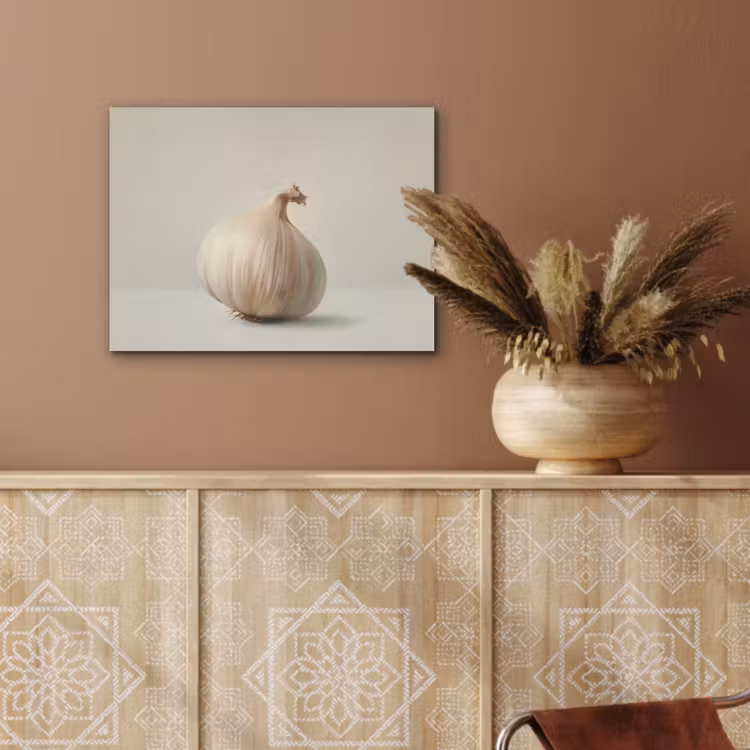 Knoflook - Natuurlijk - Beige PET vilt klein -sfeer4
