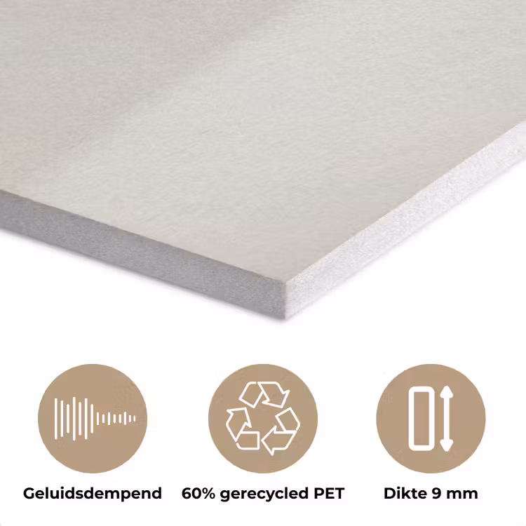 Knoflook - Natuurlijk - Beige PET vilt klein -closeup_NL