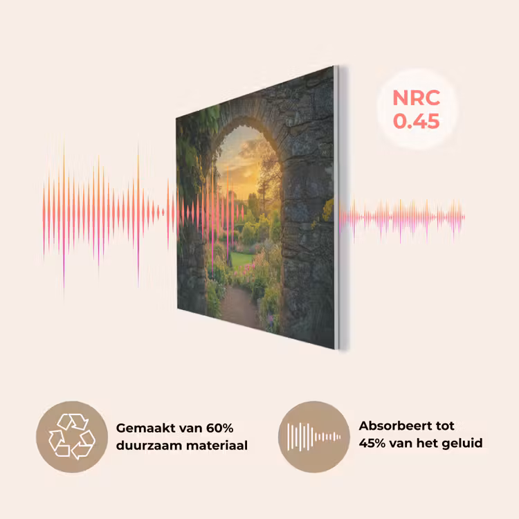 Poort - Planten - Zonsondergang PET vilt klein -USP_NL