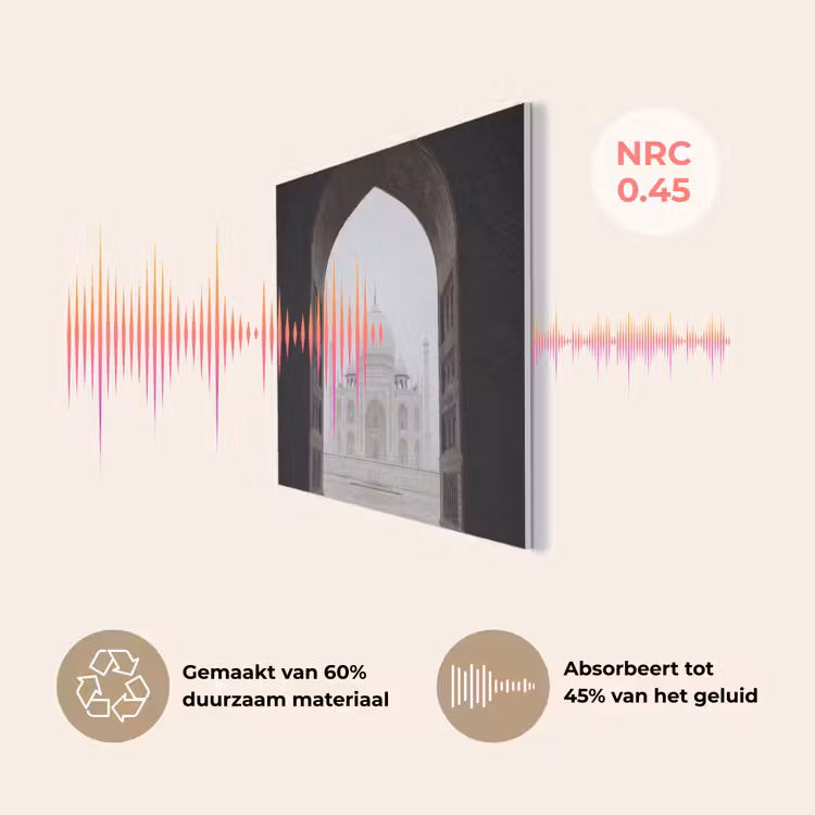 Donkere poort - Symmetrische koepel - Minaretten PET vilt klein -USP_NL