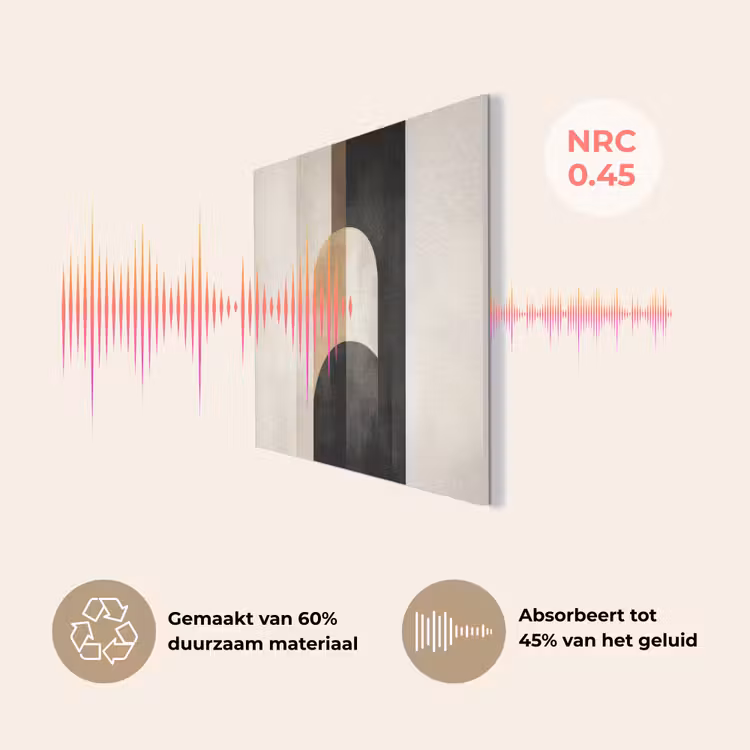 Geometrische - Vormen - Wit PET vilt klein -USP_NL