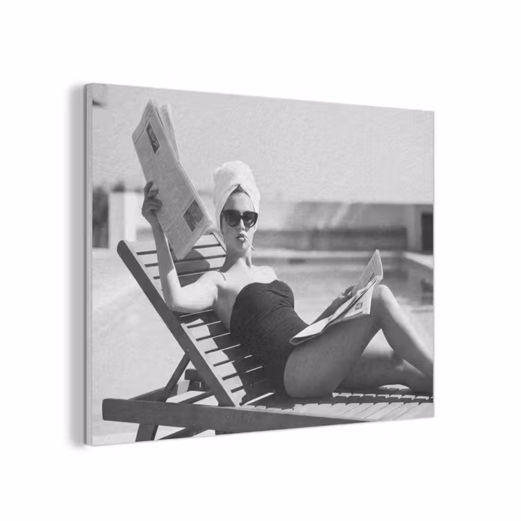 Glamour - Modern - Zwart - Wit PET vilt klein -3d