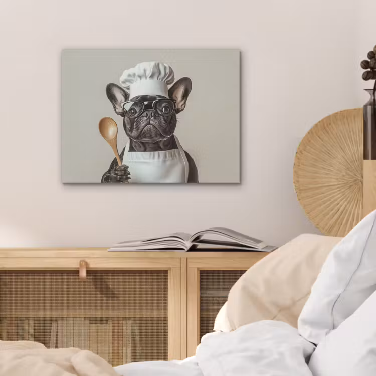 Bril - Hond - Kok PET vilt klein -sfeer3
