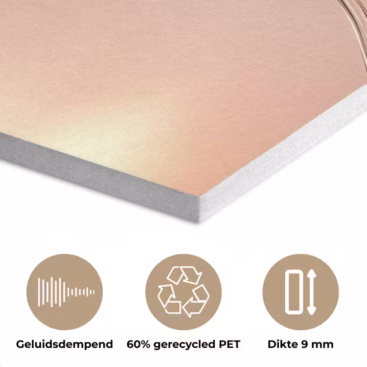 Glazen - Bloem - Roze PET vilt klein -closeup_NL