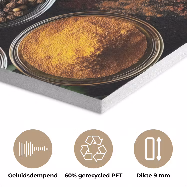 Glazen - Bakjes - Blaadjes - Kruiden PET vilt klein -closeup_NL