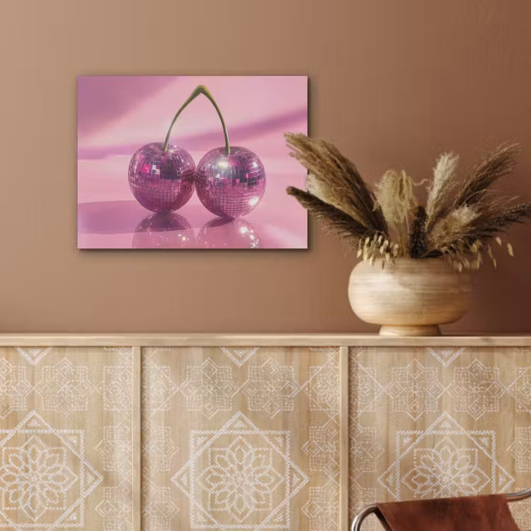 Glitter - Discobol - Roze - Kersen PET vilt klein -sfeer4