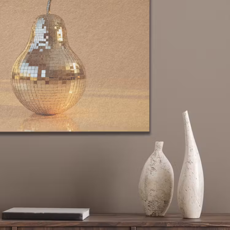 Goud - Disco - Glitter - Peer PET vilt klein -sfeer6_closeup
