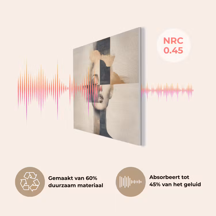 Goud - Vrouw - Rechthoeken PET vilt klein -USP_NL