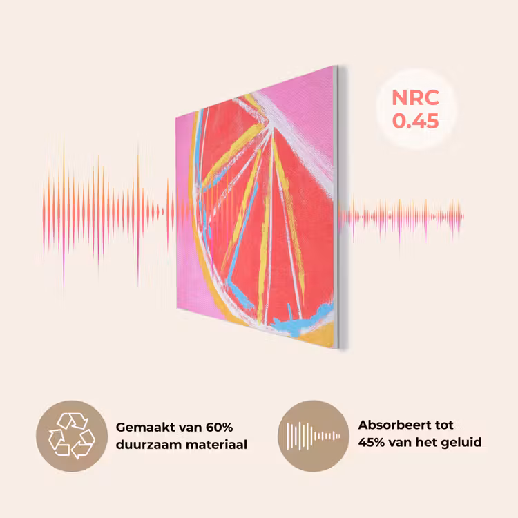 Grapefruit - Geschilderd - Roze - Strepen PET vilt klein -USP_NL