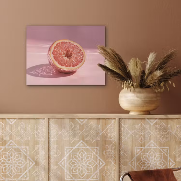Grapefruit - Roze - Disco - Shiny PET vilt klein -sfeer4