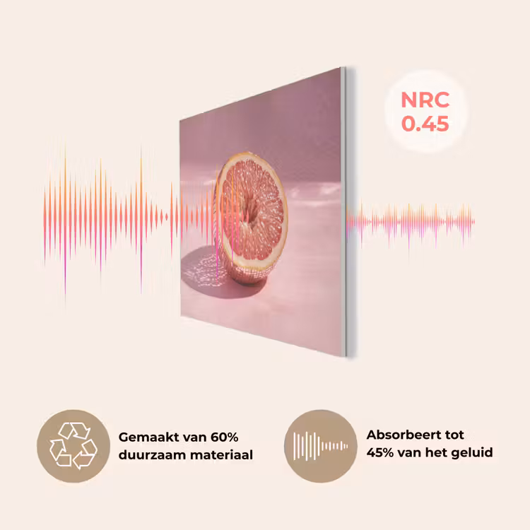 Grapefruit - Roze - Disco - Shiny PET vilt klein -USP_NL