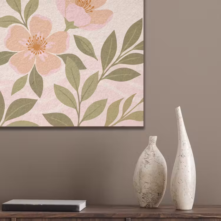 Grafisch - Bloemen - Roze PET vilt klein -sfeer6_closeup