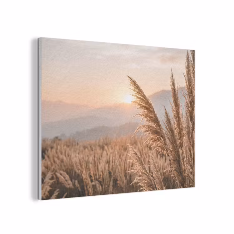 Gras - Veld - Zon - Natuur PET vilt klein -3d
