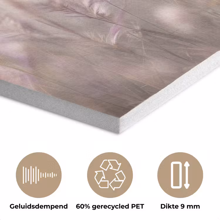 Graspluimen - Wind - Beige - Mistig PET vilt klein -closeup_NL