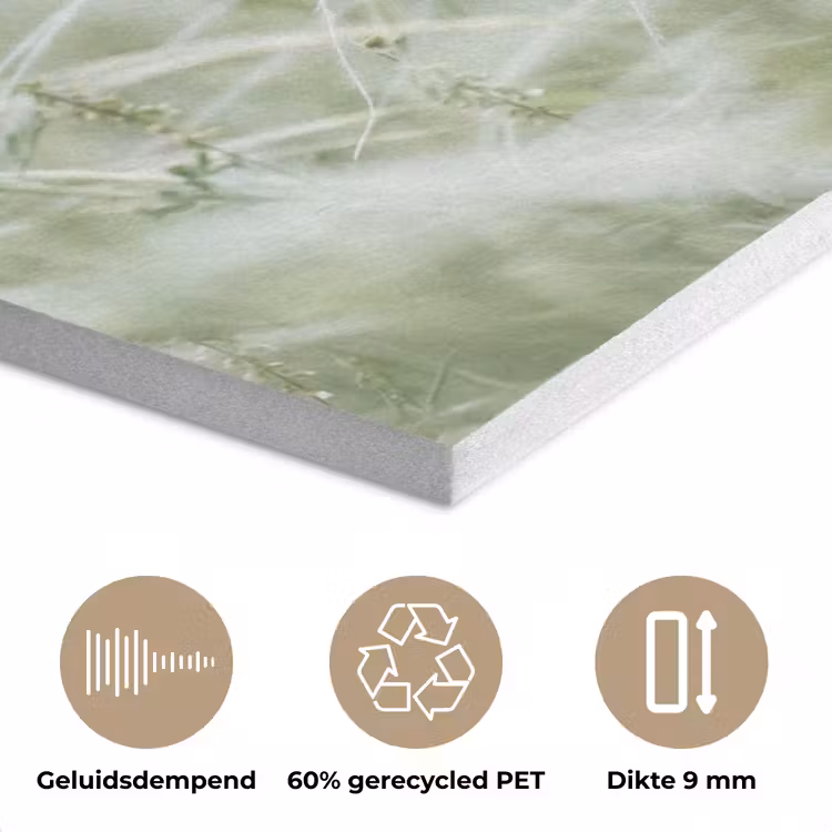 Grassen - Minimalistisch - Groen PET vilt klein -closeup_NL