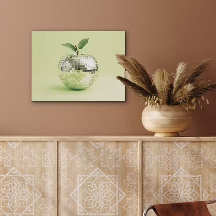 Groen - Disco - Decoratie - Appel PET vilt klein -sfeer4