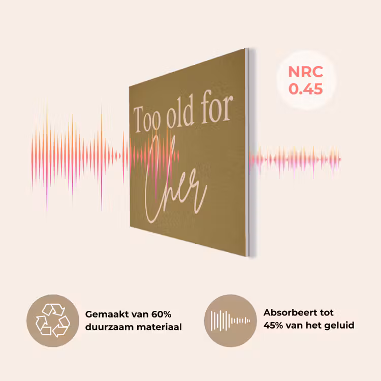 Groen - Too old for cher - Roze PET vilt klein -USP_NL