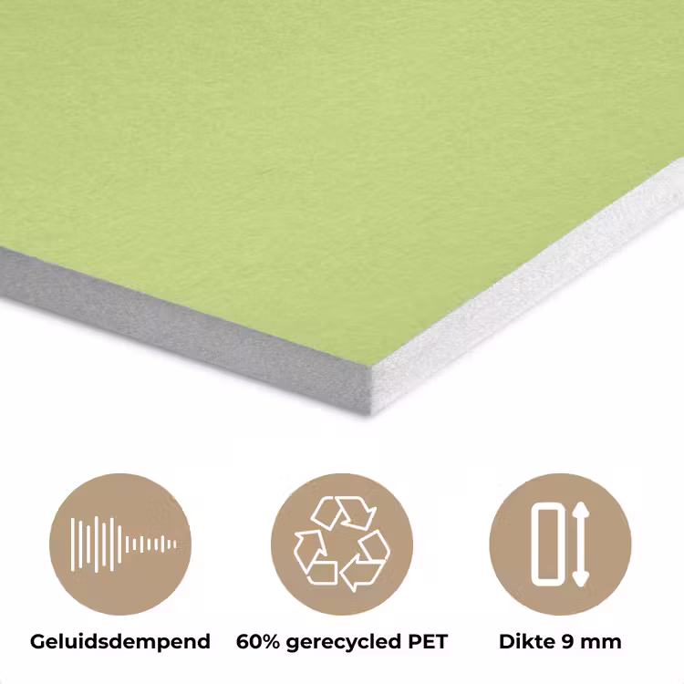 Grl pwr - Groen - Rood - 3D PET vilt klein -closeup_NL