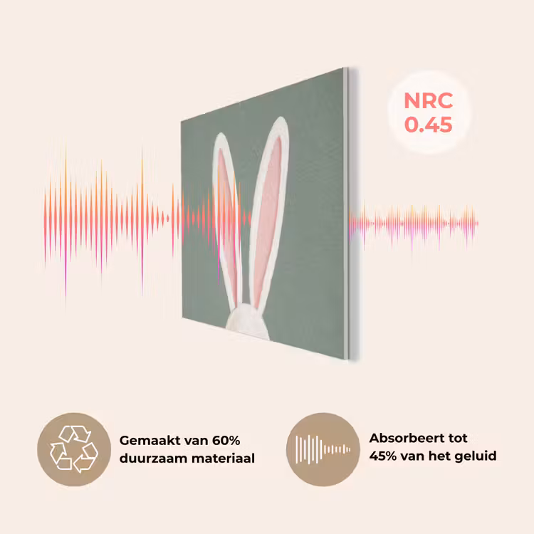 Hazen - Oren - Roze PET vilt klein -USP_NL