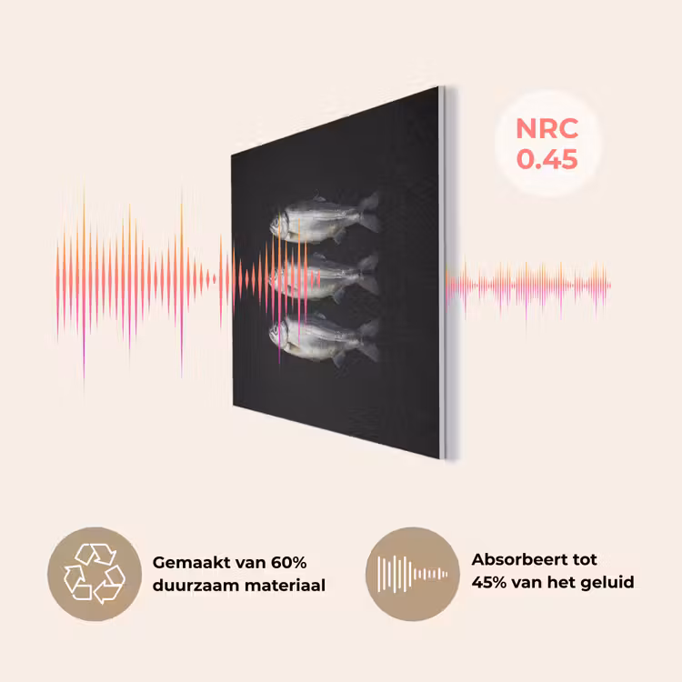 Haring - Vissen - Zwart PET vilt klein -USP_NL