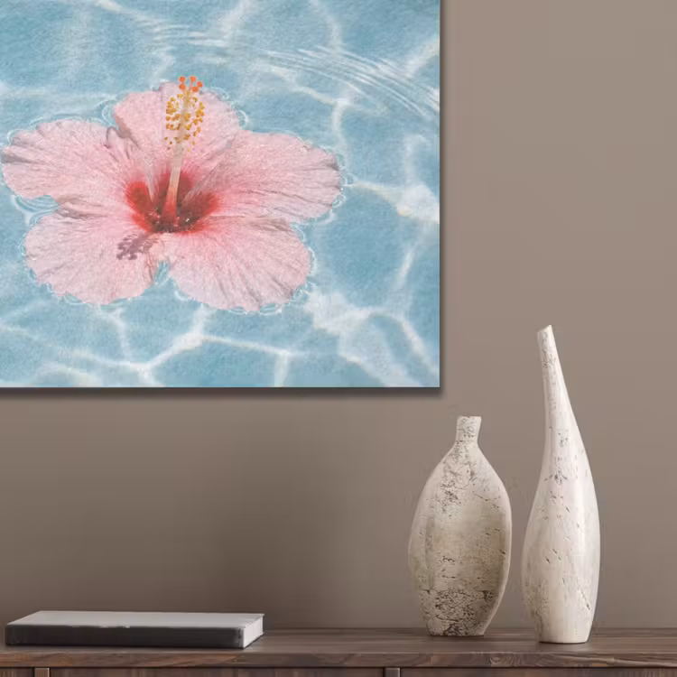 Hibiscus - Water - Roze PET vilt klein -sfeer6_closeup