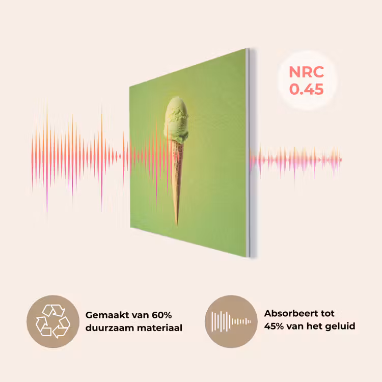 Hoorntje - Schepijs - Groen PET vilt klein -USP_NL